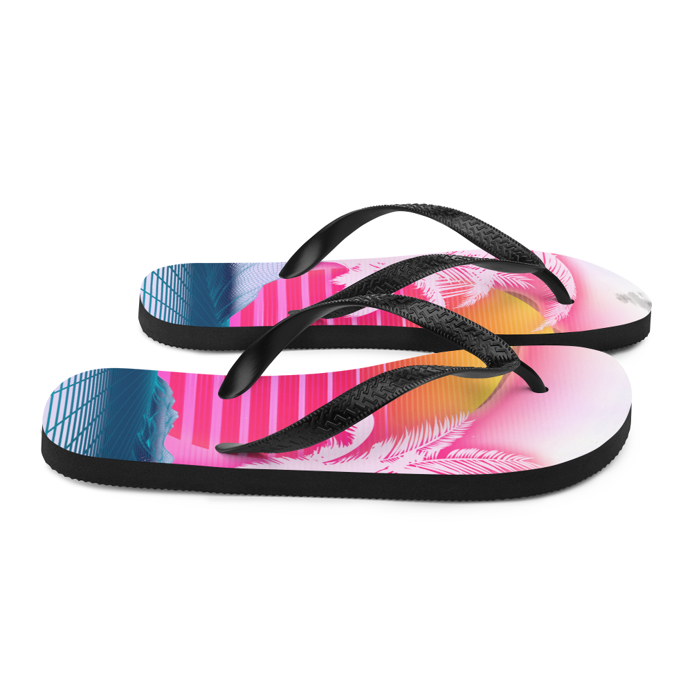 Palm Sunset Flip-Flops - Greatness Reinvented